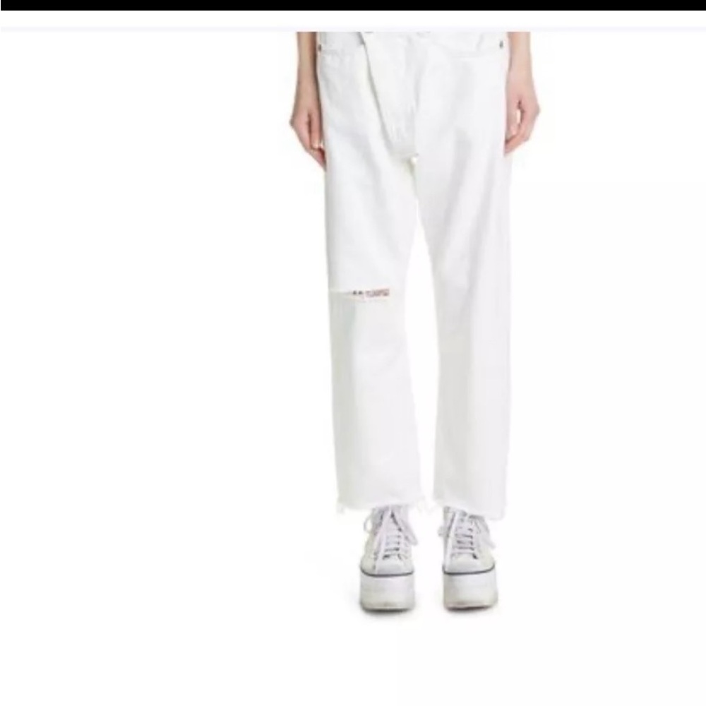 R13 Women's Boyfriend Jeans - White